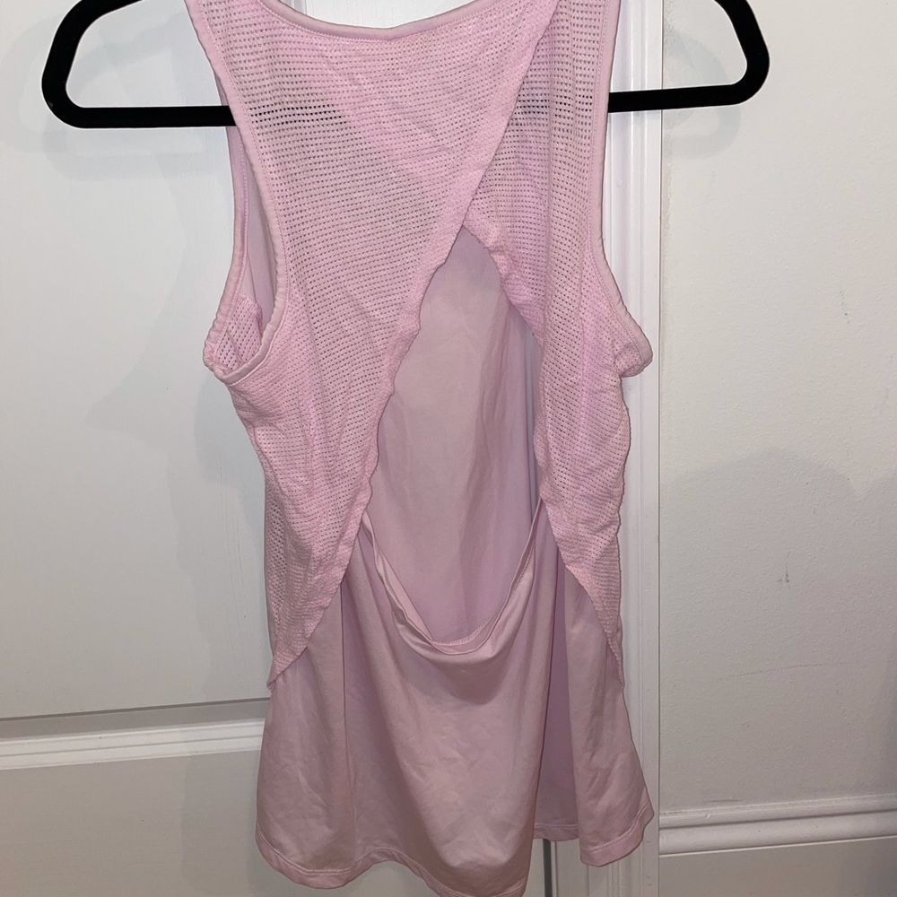 Open back athletic top